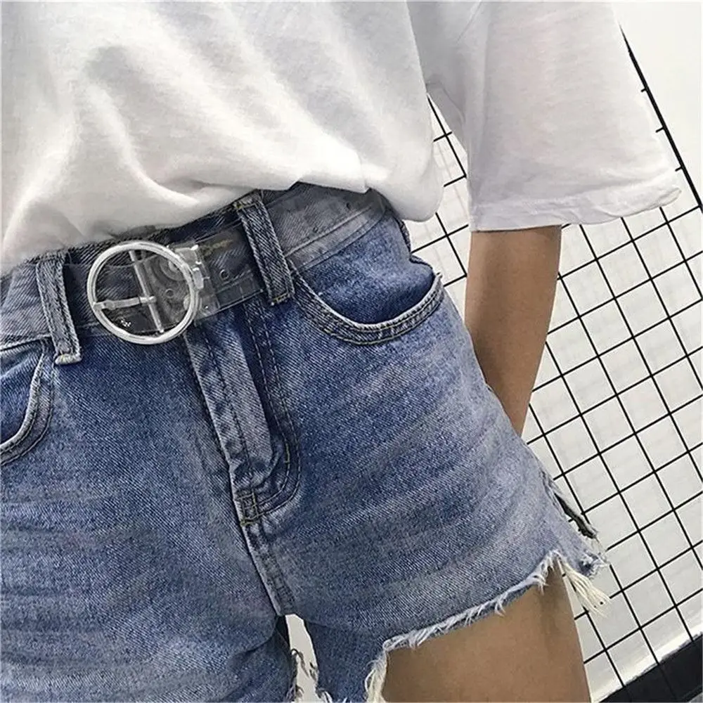 

Women Waist Belt Heart Belts For Women Resin Transparent Long Adjustable Belt Pin Buckle Harajuku Ladies Transparent Belt
