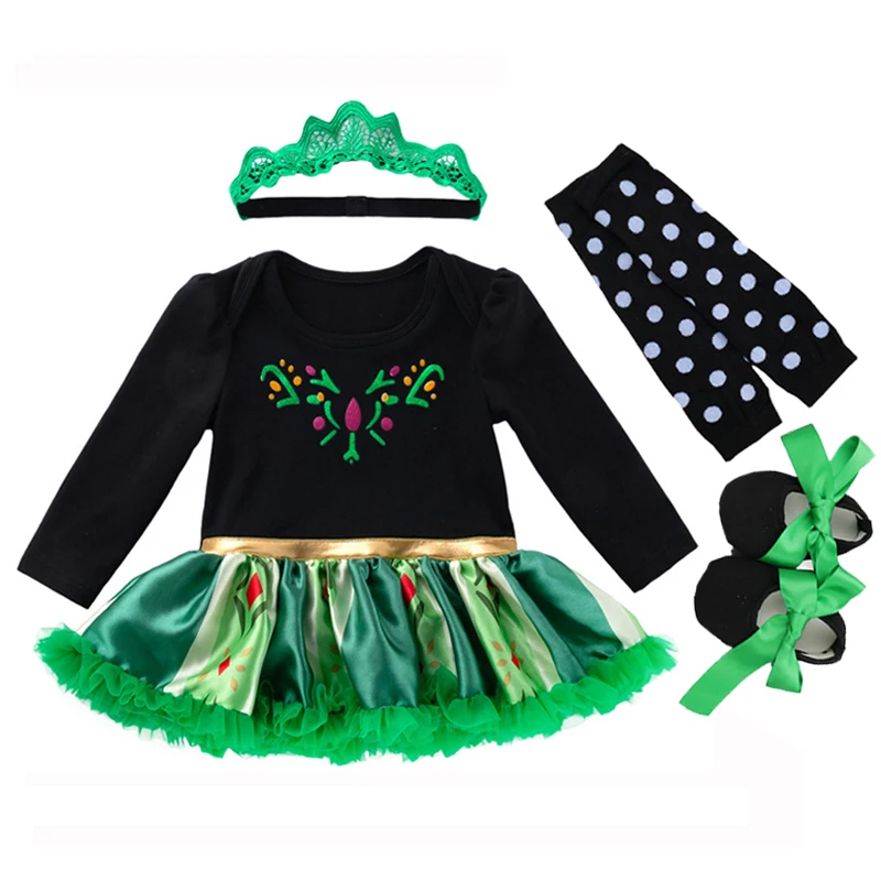 Милое платье с длинными рукавами для маленьких девочек одежда футболка рисунком