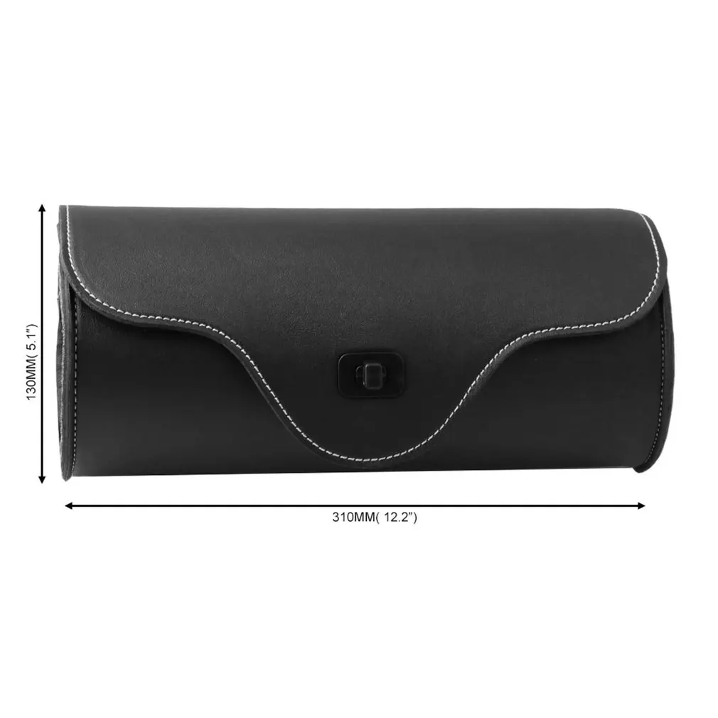

Motorcycle Saddlebag Luggage Tool Bag Lightweight Convenient And Large Capacity Universal Cylindrical Motorcycle Tool Bag