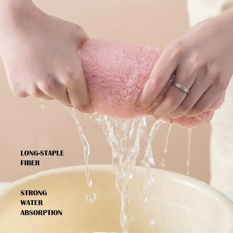 

Microfiber Dry Hair Cap Super Absorbent Quick-dry Hair Accessories Hat Towel Cap Bathroom Hat Women Q3W8