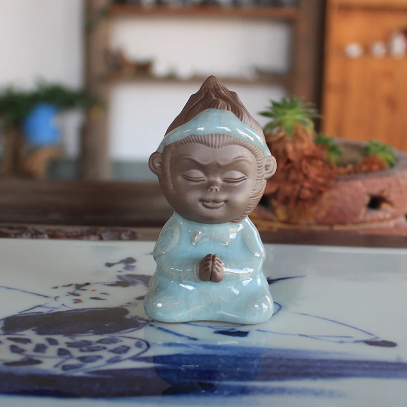 

Lucky Purple Clay Little Monk Tea Pet Yixing Ceramics Chinese Tea Pet Ceremony Akcesoria Do Herbaty Teaware Accessories BD50TP