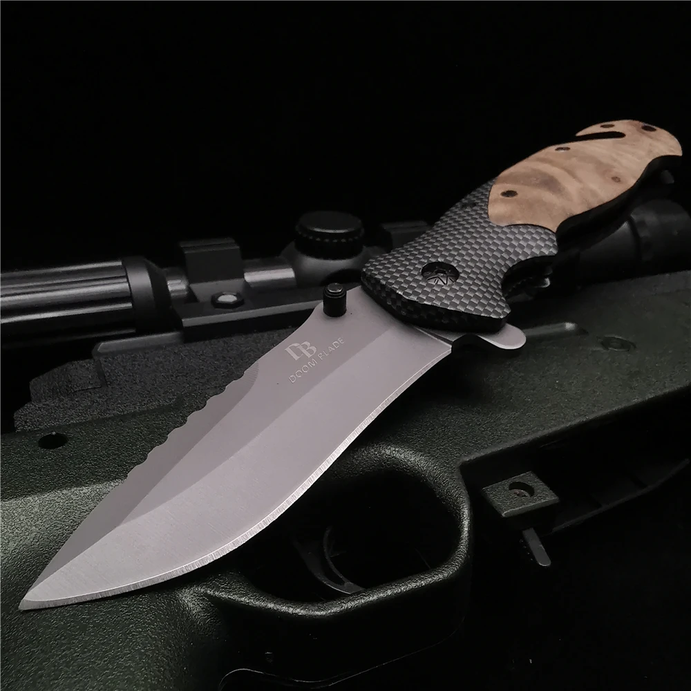 

Нож складной карманный, 20,5 см (8 дюймов), 58HRC, 8cr15