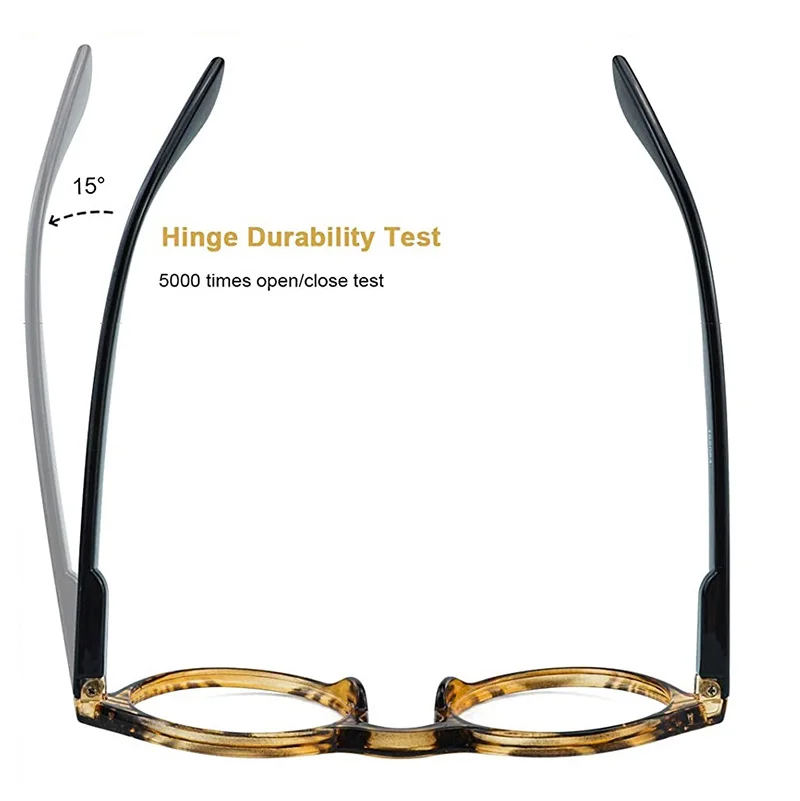 

KBT Super Valued Pack 4 Pairs Reading Glasses Men Women Round High Quality Presbyopic Eyeglasses Unisex 1.0 1.5 2.0 2.5 3.0 3.5