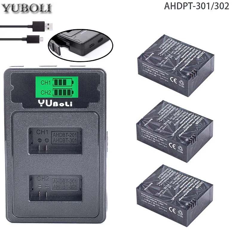 Батарея высокой емкости 3,7 v 1600mah bateria hero 3 gopro hero3 батарея для GoPro go pro hero 3 3+ hero 3 black аксессуары для камеры