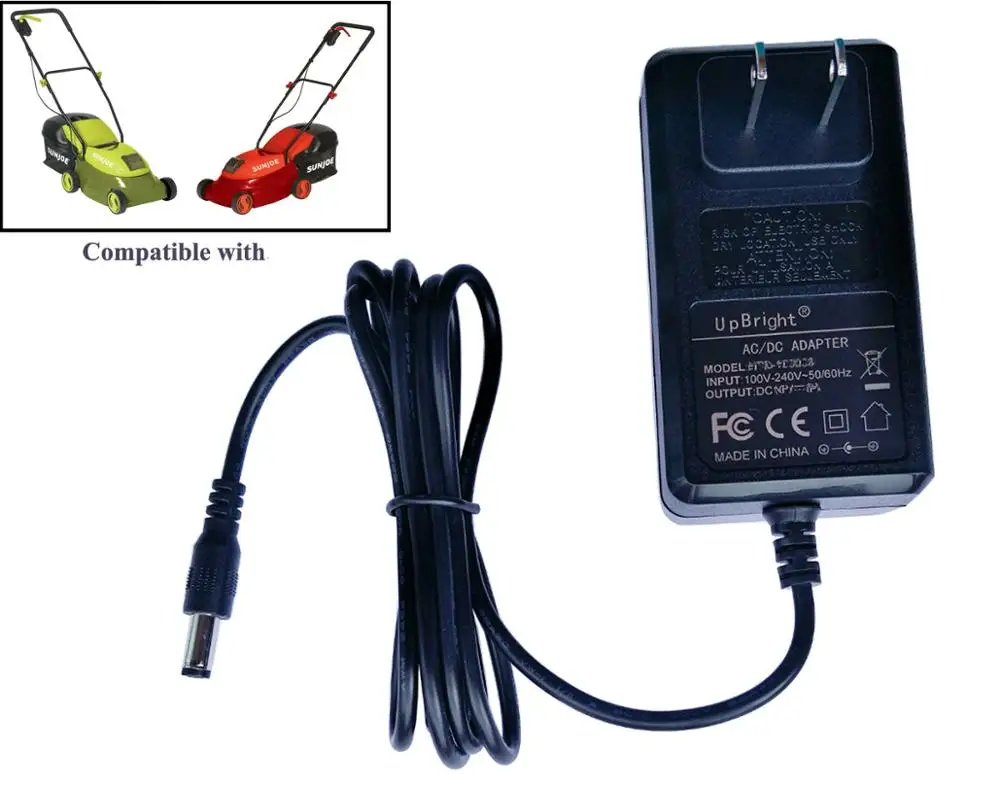 Адаптер переменного тока для Sun Joe MJ401C MJ401C-XR MJ401C-XR-SJB MJ401C-Pro 28V MJ401C-CHRG SunJoe HYCH0302900900U