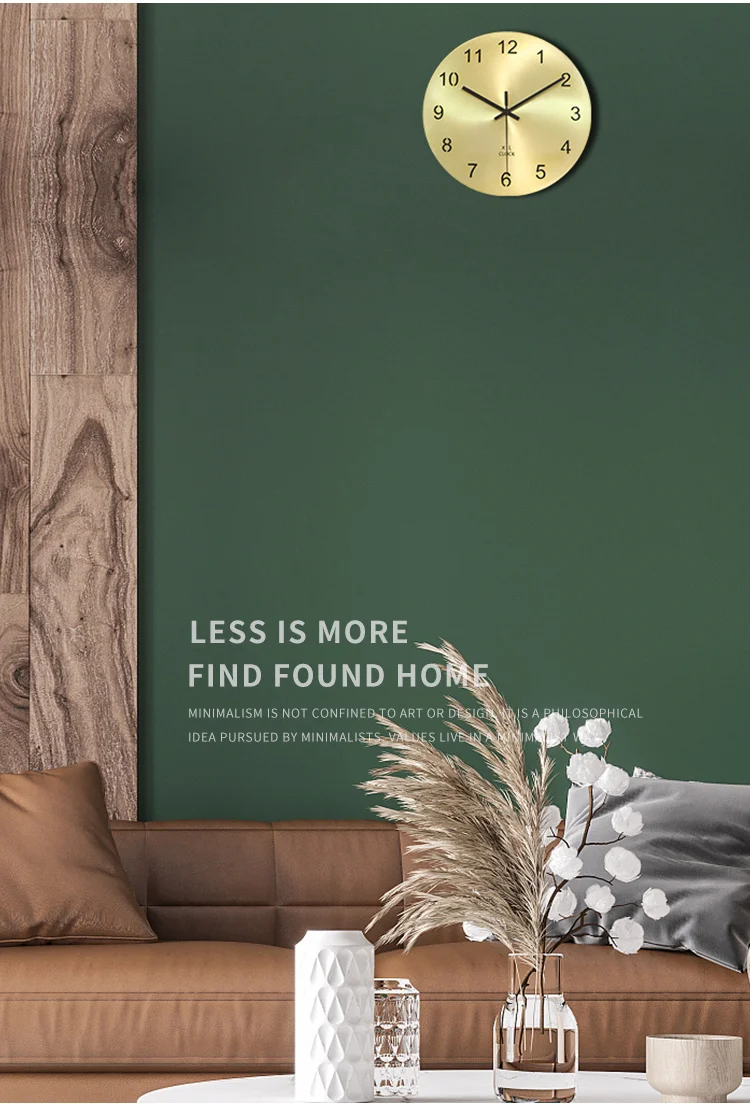 

Gold Fashion European Style Home Decor Wall Clock Living Room Luxury Modern Wall Clock Reloj De Pared Nordic Design BD50WC