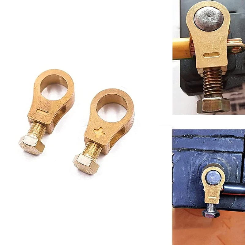 

Клеммный разъем для аккумулятора, удлинитель для автомобильного положительного отрицательного медного аккумулятора, провод для кабеля, ут...