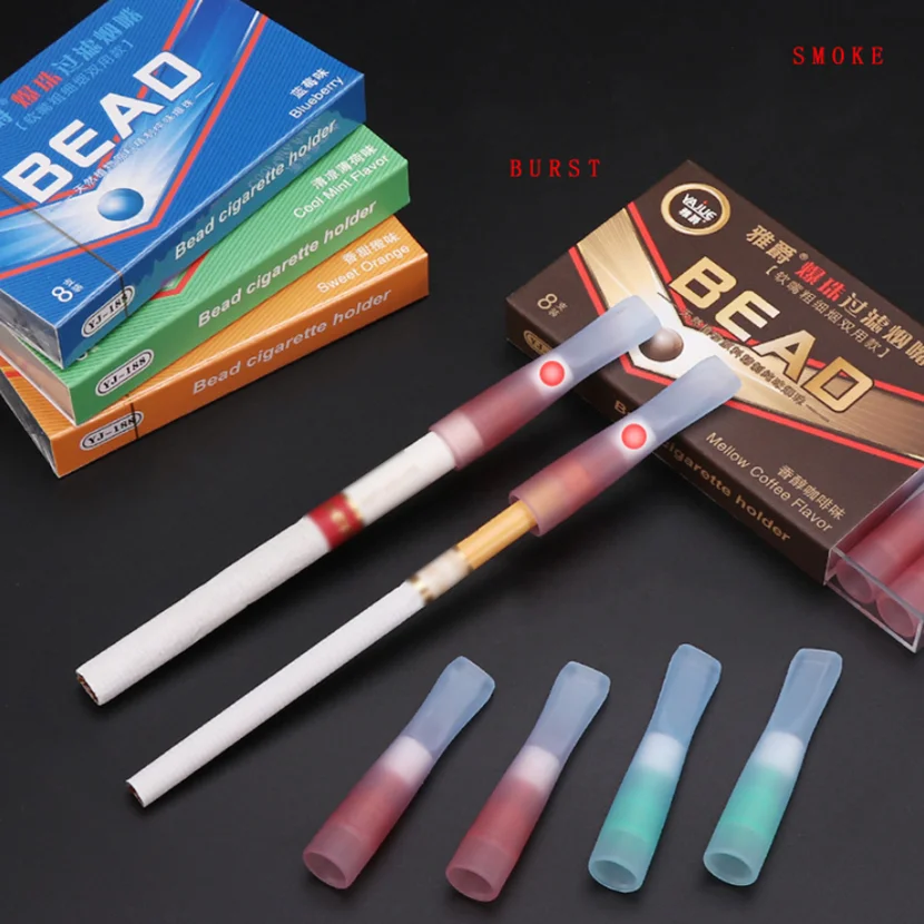 Одноразовый держатель для сигарет многоразовый толстый тонкий с блестящими