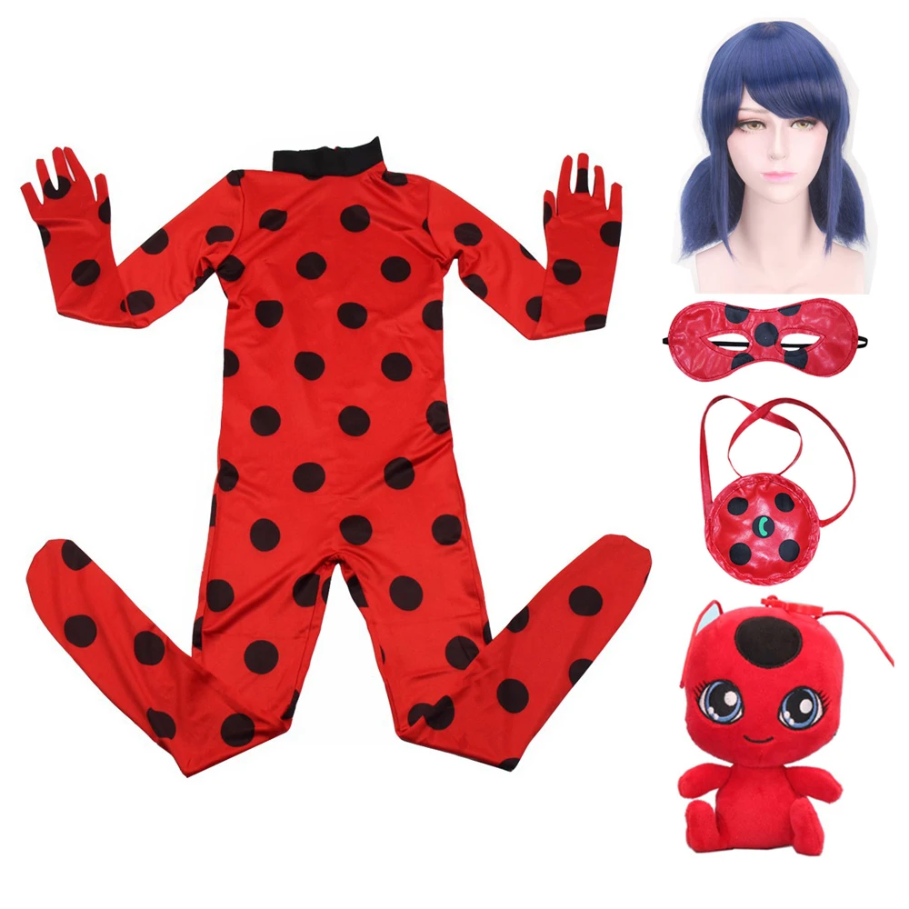 Карнавальный костюм божьей коровки на Хэллоуин детские костюмы для девочек из