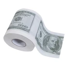Модная популярная туалетная бумага с Дональдом Трампом $100 долларом рулон бумаги новинка Шуточный Подарок выигрышная туалетная бумага