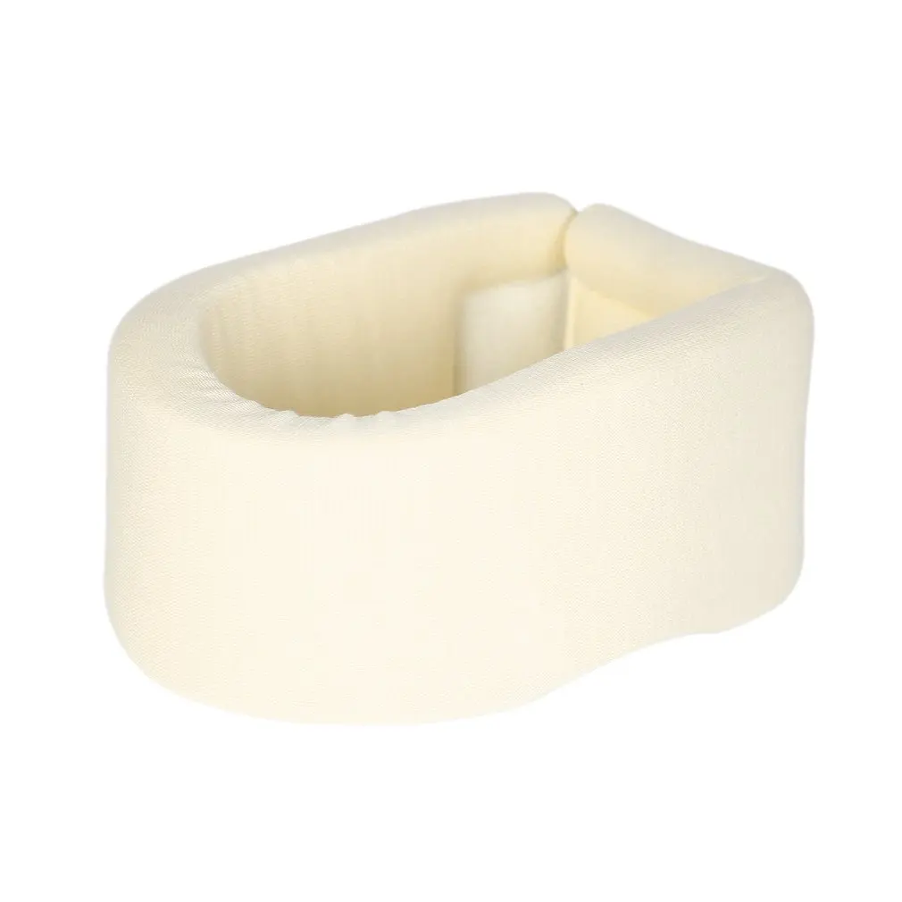 Безопасность мягко белое твердой пены хлопка шейный воротник-распорка Поддержка