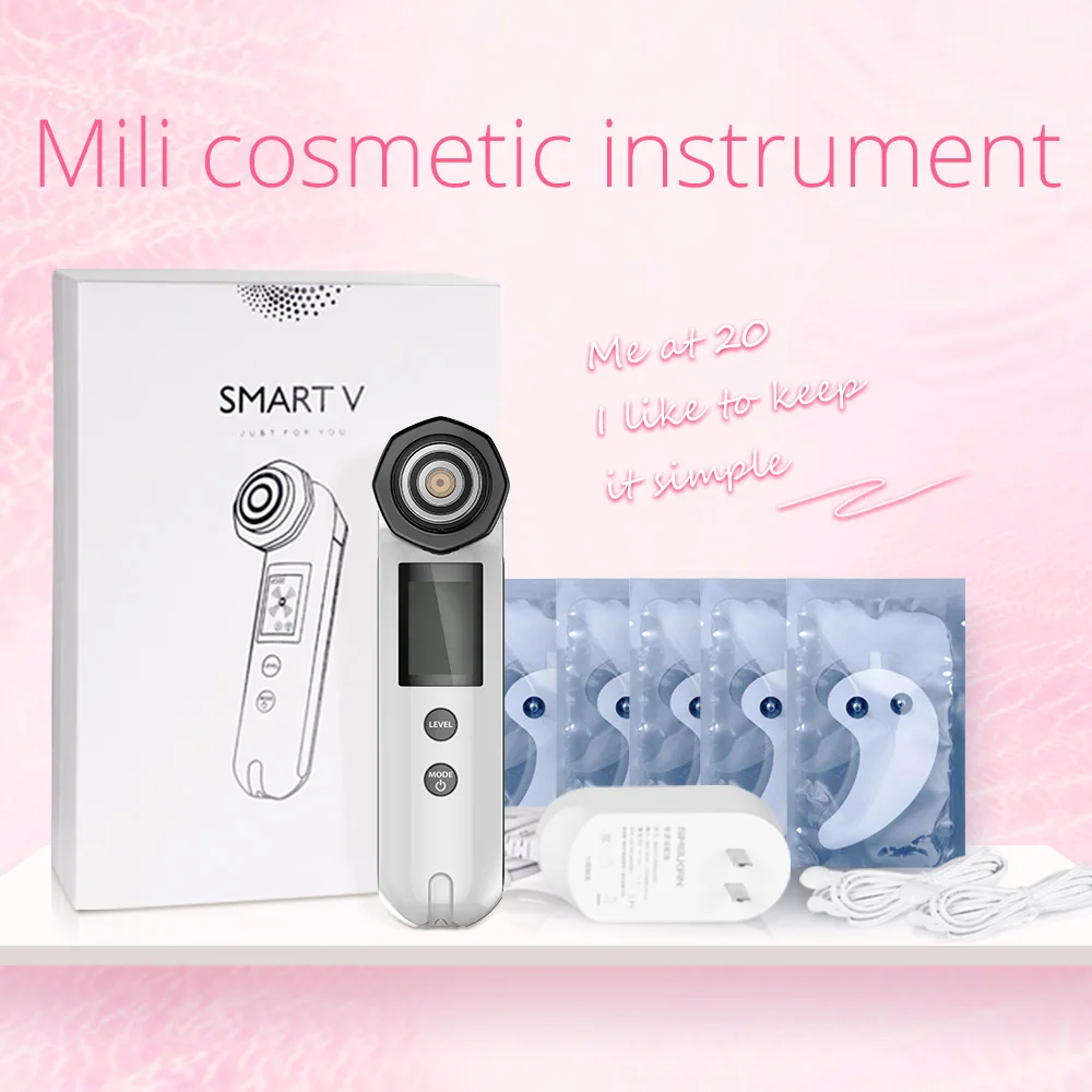 Surebeauty Горячие патчи для глаз 5 в 1 Вибрация RF лифтинг лица Омоложение кожи 3 цвета