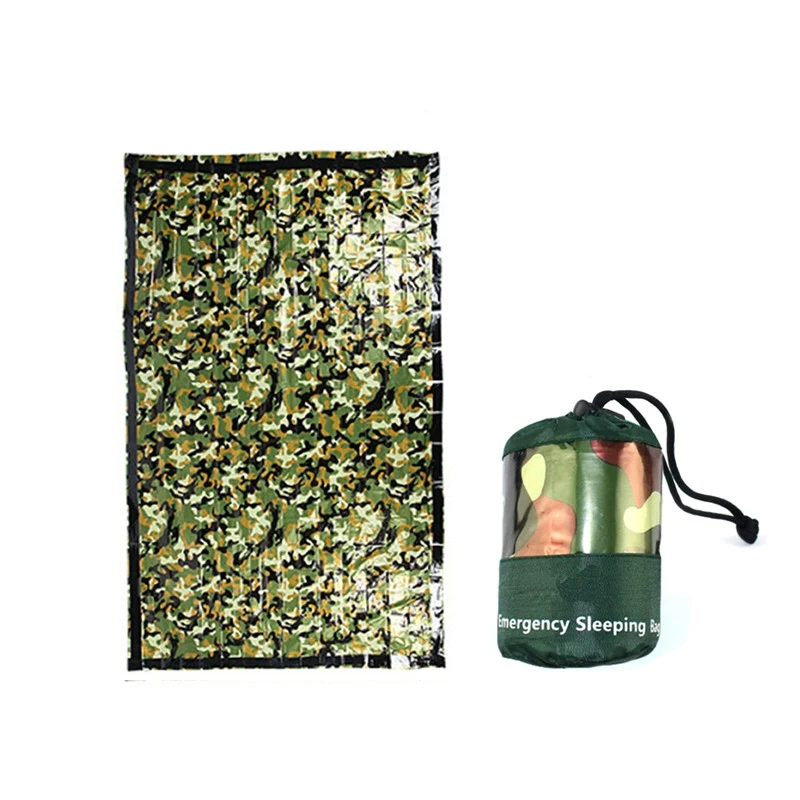 Уличный спальный мешок для экстренных ситуаций многоразовое одеяло кемпинга