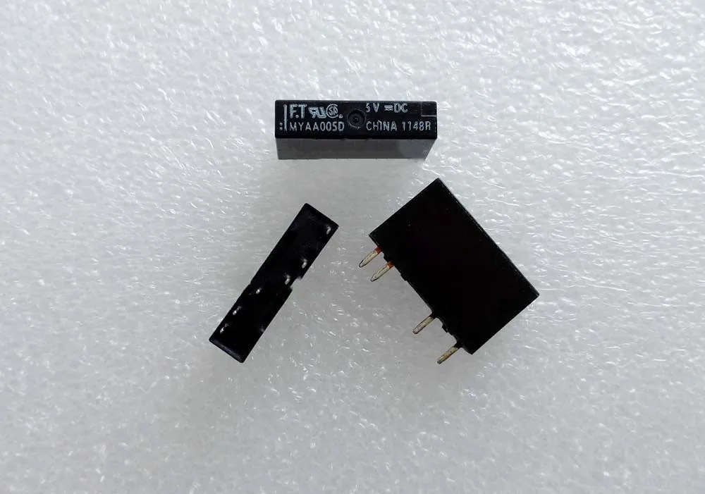 10 шт./лот 100% новое оригинальное реле MYAA005D 5VDC MYAA012D 12VDC MYAA024D 24VDC 5A 4PIN 5В 12В 24В