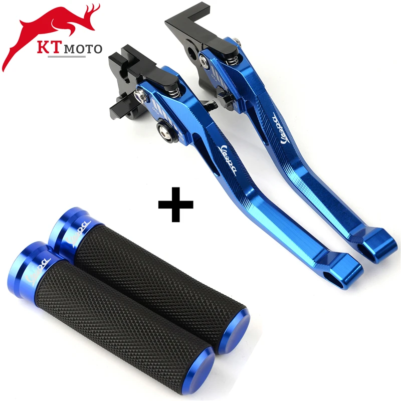 

Motorcycles Handle grips handlebar grip & 3D Brake Clutch Lever For Vespa GTS 125 250 300 Super Granturismo 125 200 S125 S150
