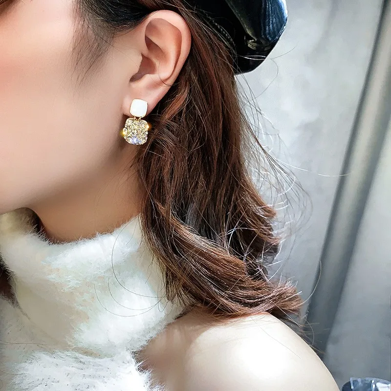 Женские серьги в стиле панк новинка 2019 стильные яркие дворцового ветра нишевые