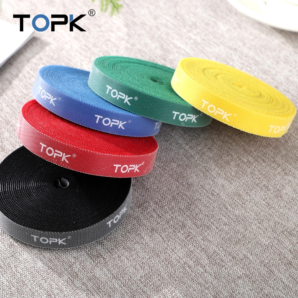 TOPK Кабельный органайзер 5 м USB кабель управление мышь провода держатель наушники зажим для намотки Шнур HDMI кабель протектор для iPhone samsung