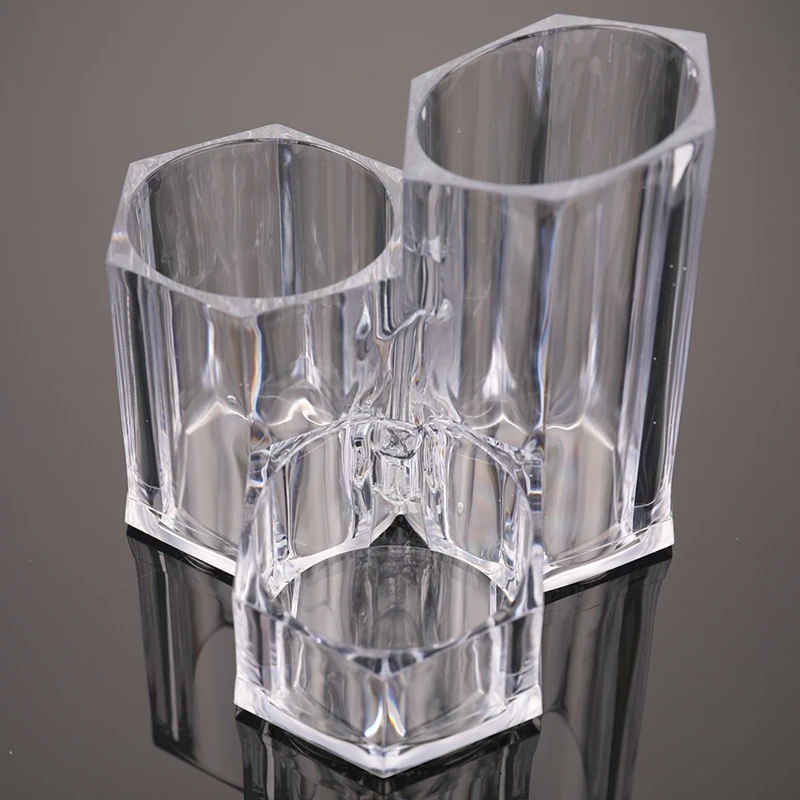 Женский держатель для кистей макияжа акриловый Органайзер косметическая