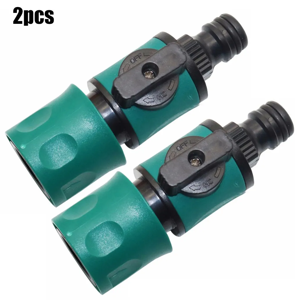 

16mm Hose Connector 2pcs Adapter Extend Hose Garden Green Parts Plastic