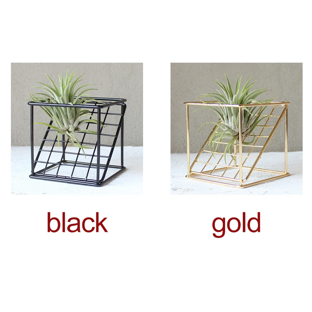 Железный воздушный декор для полки сосуд автономный геометрический сетка