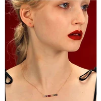 hibride trendy pendant necklace full cubic zircon fashion charm women party jewelry gift 2020 bijoux femme n 226