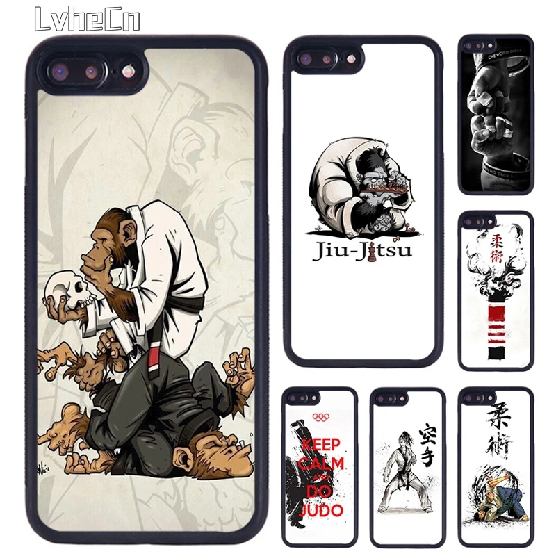 Спортивный чехол LvheCn BJJ для iPhone 5 6S 7 8 Plus 11 12 Pro X XR XS Max Samsung galaxy S7 S8 S9 S10|Бамперы| |