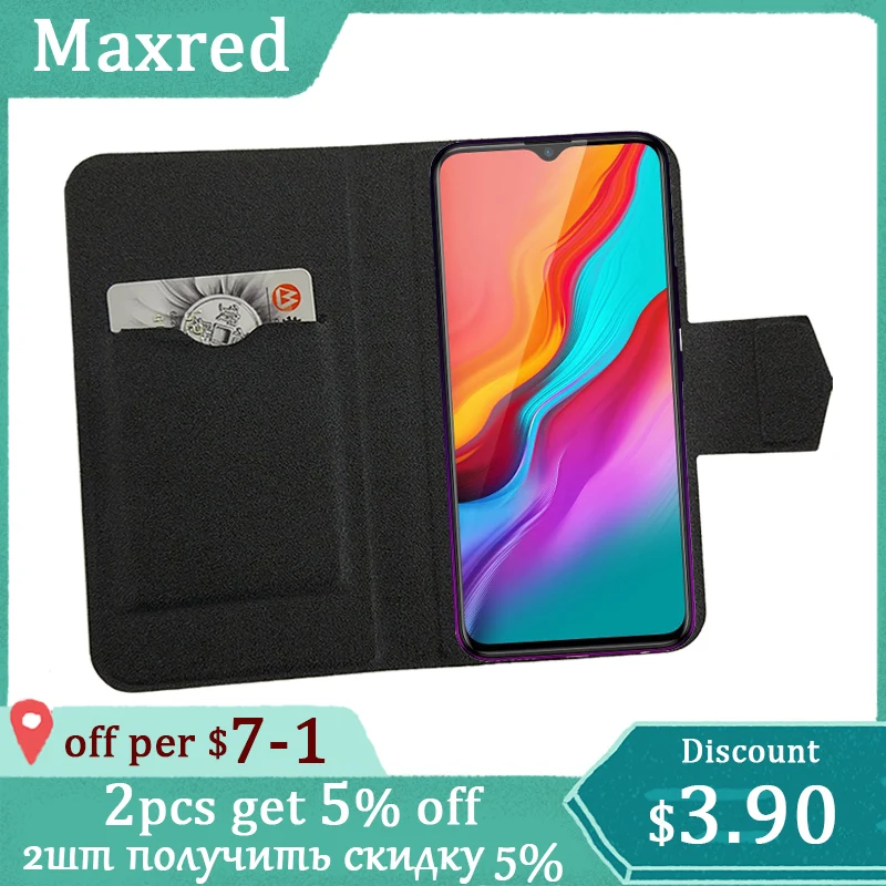 5 цветов горячей! Infinix горячий 8 чехол 6 52 &quotфлип ультратонкий кожаный