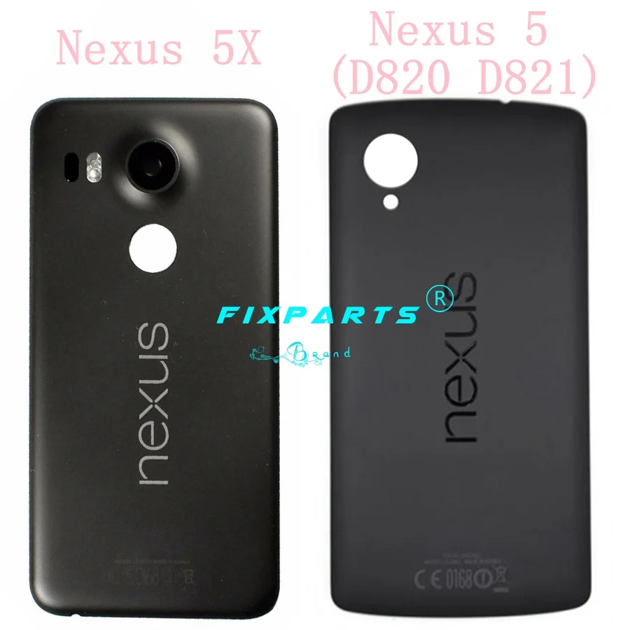 Для LG Google Nexus 5X задняя Батарея крышка D820 D821 задний Чехол двери Корпус шасси Замена Запчасти для LG Nexus 5 Батарея крышка