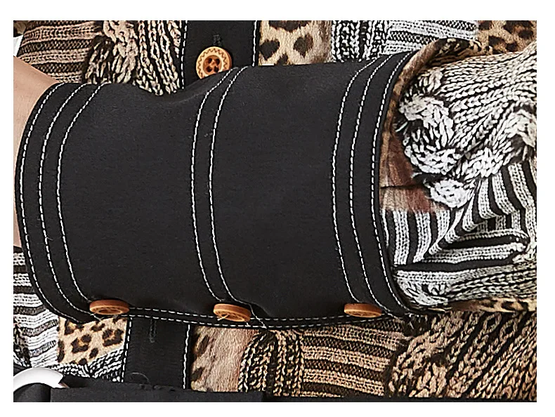 Женская рубашка с леопардовым принтом Повседневная блузка из натурального шелка