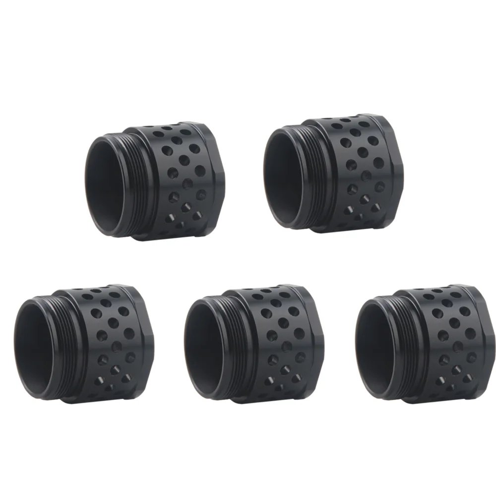 

5 pcs 7075 Aluminum blind Flash Hider Front end Cap male 1.375x24 for solvent trap fuel filter