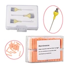 Стоматологический пистолет для обтурации, 3 шт. иглы с коробкой100 шт. стержней для эндо-системы, беспроводной перча-ГУТТА, высокое качество