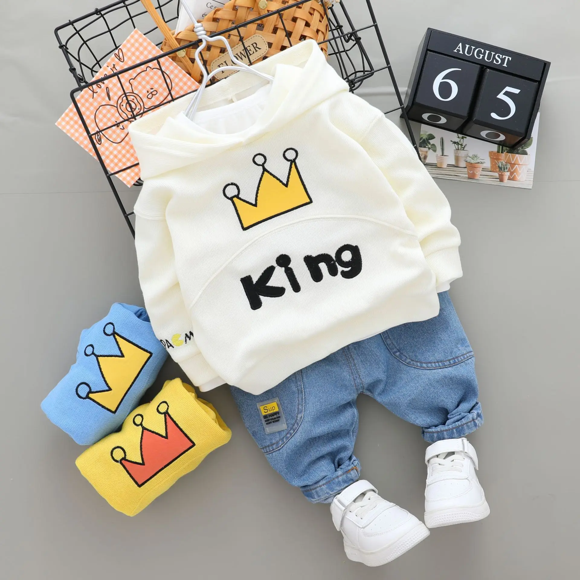 Infant Clothing Sets Baby Suit 2021 Autumn Spring Clothes For Newborn Boys Hoodie+Pant 2pcs Outfit Kids Costume |