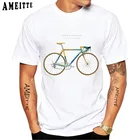 Летняя мужская футболка с коротким рукавом, винтажная коллекция Марко пантани байка из 1998, повседневные белые футболки для мальчиков, велосипеды