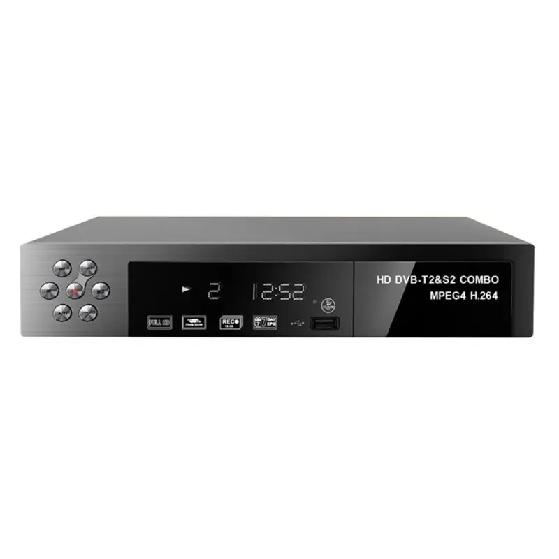 

Smart Digital Satellite TV Receiver DVB-T2+DVB-S2 FTA 1080P Decoder Tuner MPEG4