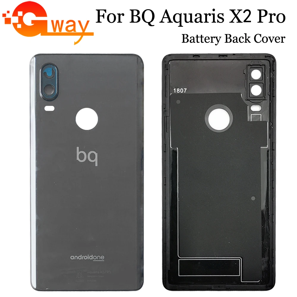 

Battery Door Back Cover Housing Case For BQ Aquaris X2 pro Back Frame Spare Parts For BQ X2 pro Back Battery Cover + FingerPrint