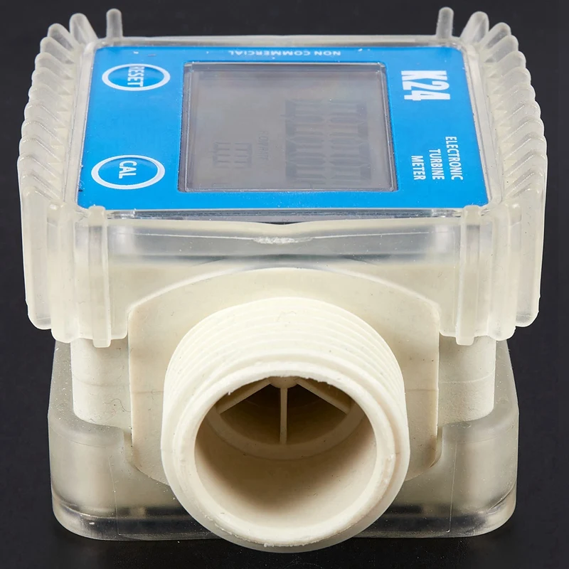 

1 Pcs K24 Lcd Turbine Digital Fuel Flow Meter Widely Used For Chemicals Water
