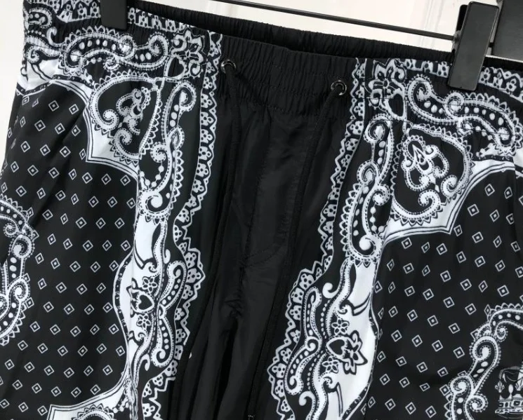 

summer new fashion short beach board casual shorts pant for men crown print brand clothing