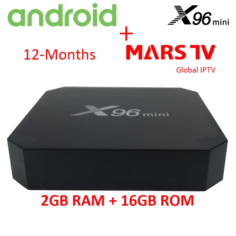 X96mini Year mars Android tv BOX X96 mini Android 7,1 Бразилия Нидерланды Польша Испания Португалия, Италия Франция Великобритания арабский MARS tv X IP tv бесплатный тест - Цвет: X96mini Year mars
