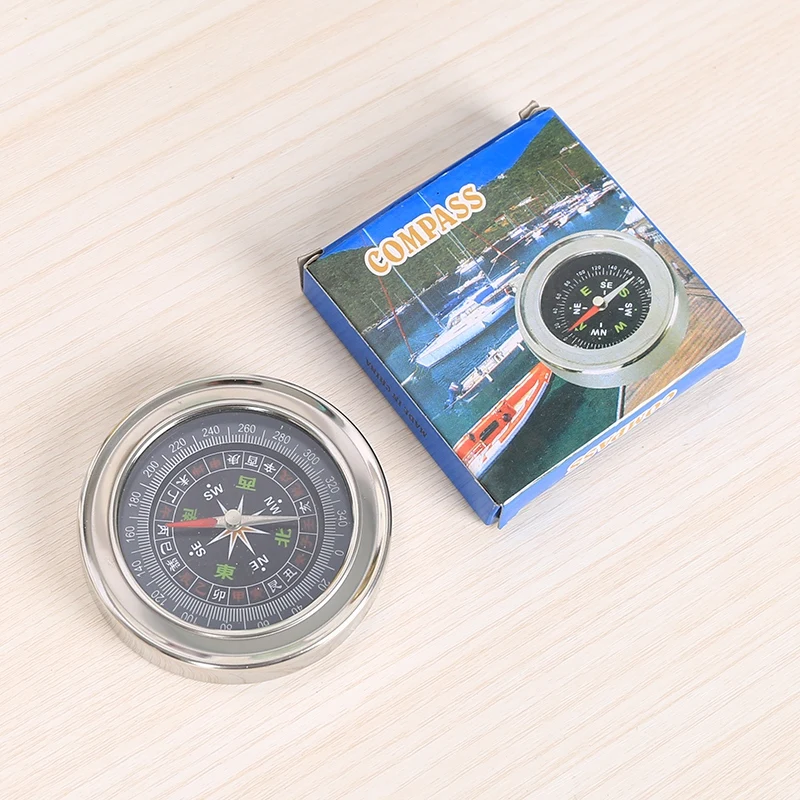 

2020 New Portable Handheld Aluminum Alloy Lightweight Emergency Navigation Wild Tool Outdoor Compass Survival Compass