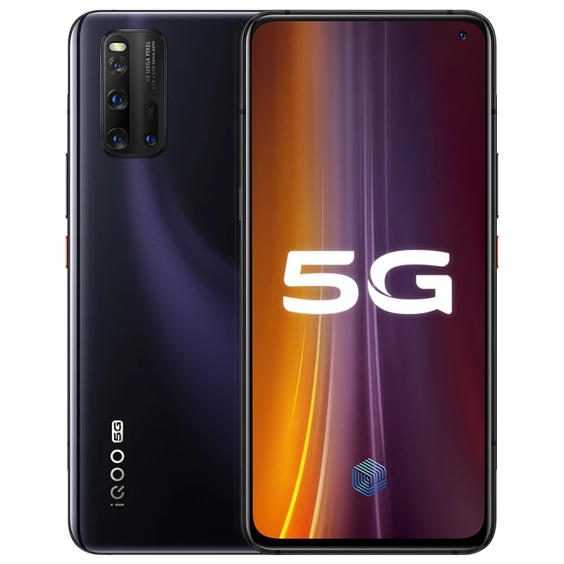 Оригинальный Vivo IQOO 3 5G мобильный телефон 6 44 &quotSuper Amoled Snapdragon 865 55 Вт супер Зарядное