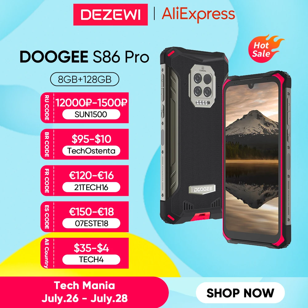 Глобальная версия DOOGEE S86 Pro 8500 мАч супер Батарея 8 ГБ 128 Встроенная память инфракрасный ЛОБНЫЙ термометр смартфон Helio P60 Octa Core