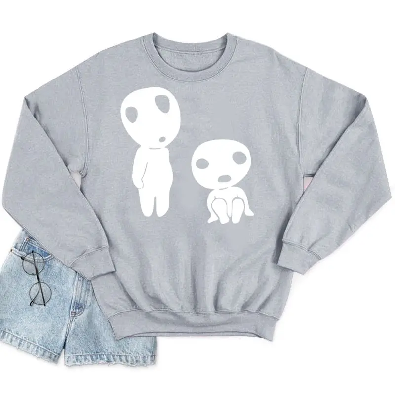 

Японские фольклорные забавные повседневные Аниме толстовки с длинным рукавом осенние женские свитера крутые толстовки свободные толстовк...