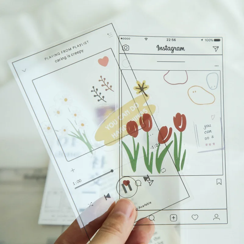 ПВХ прозрачный блокнот набор Водонепроницаемый Сделай Сам молочный