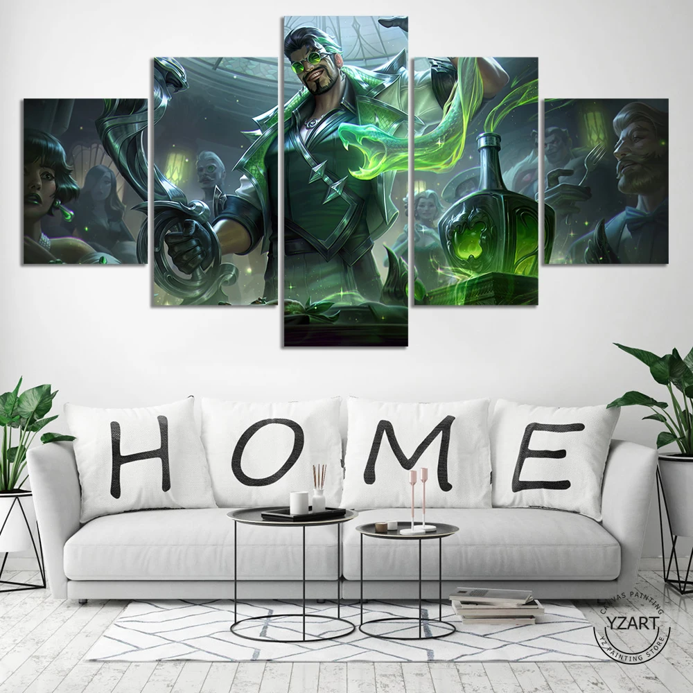 

5/3 шт. плакат для видеоигр без рамки Draven Lol постер для персонажа игры для домашнего декора настенное искусство на холсте картина подарок