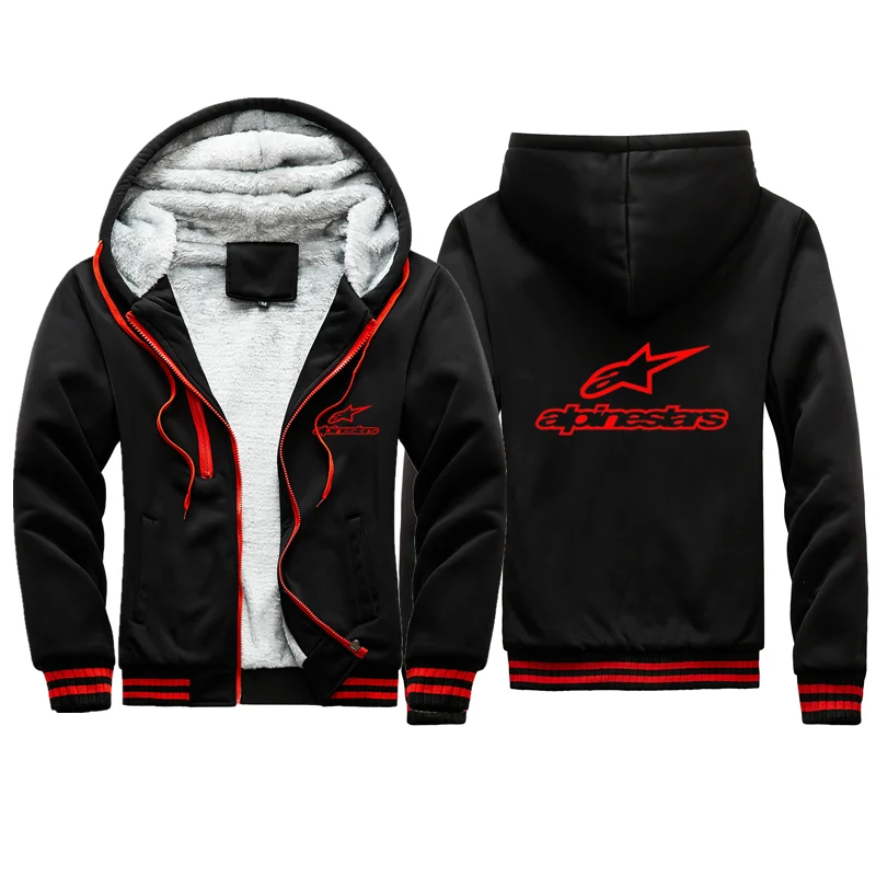 Очищая Повседневная Флисовая теплая толстовка с капюшоном для мужчин зимняя