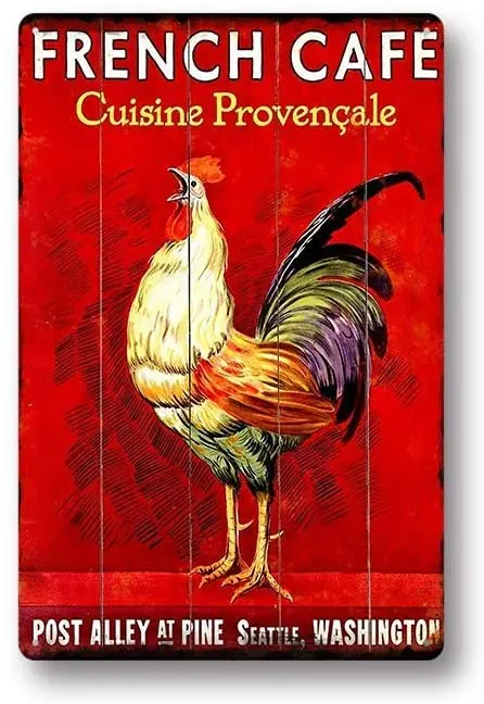 

Csndicen Farm Metal Sign Chicken Hen Rooster Tin Sign Barn Vintage Decorative Metal Chicken Coop Sign 12x8INCH