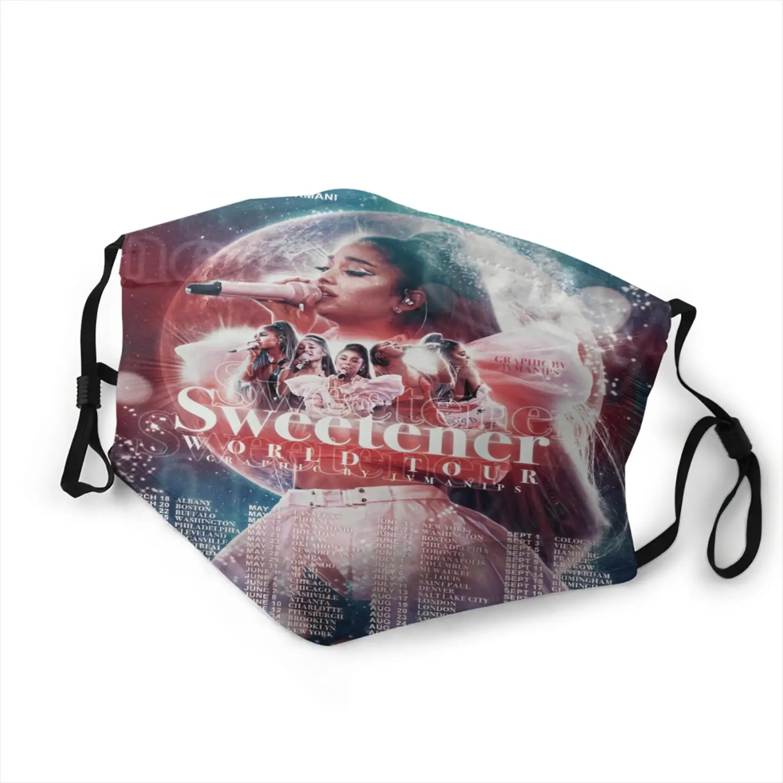 

Принт, маски ariana grande для защиты от вирусов, милые дышащие женские/мужские подушки makca ariana grande для женщин/мужчин