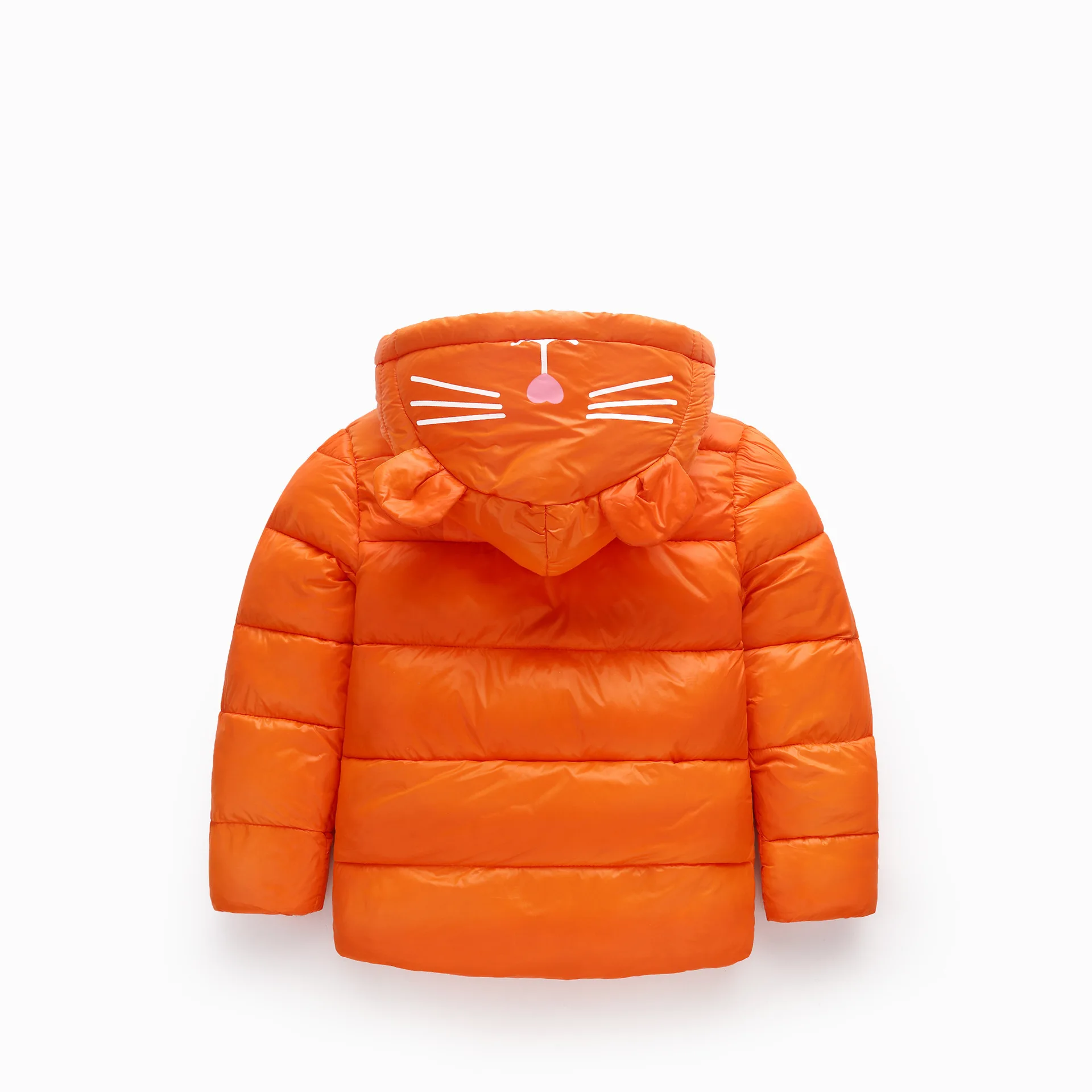 Осенне-зимняя теплая куртка с капюшоном для маленьких мальчиков и девочек