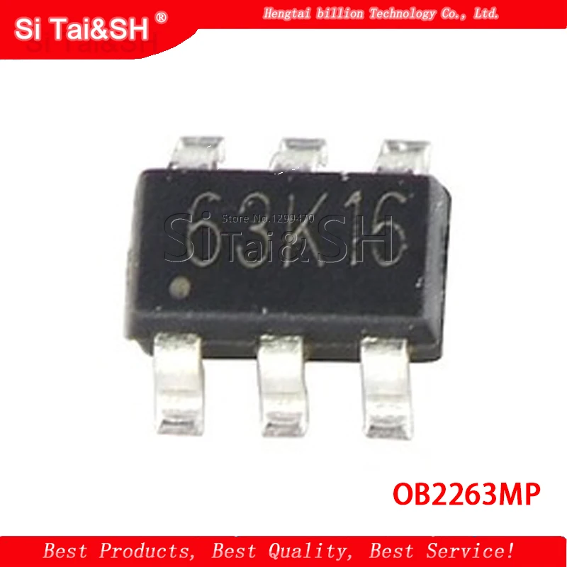 20 шт. OB2263MP OB2263 Тип чипа: 63A SOT23 6 режим тока ШИМ контроль 100% Новый оригинальный|100 pcs|10