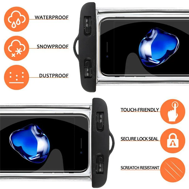 Универсальный Водонепроницаемый Чехол для мобильных телефонов чехлы сухая